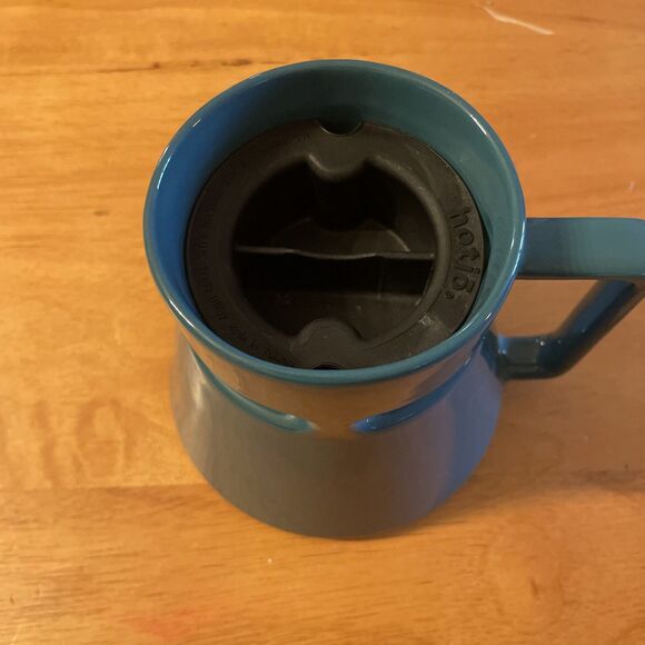 Hotjo High wave Ceramic Coffee Mug Green 16oz Nonslip Base Travel Mug Camping - Picture 2 of 7